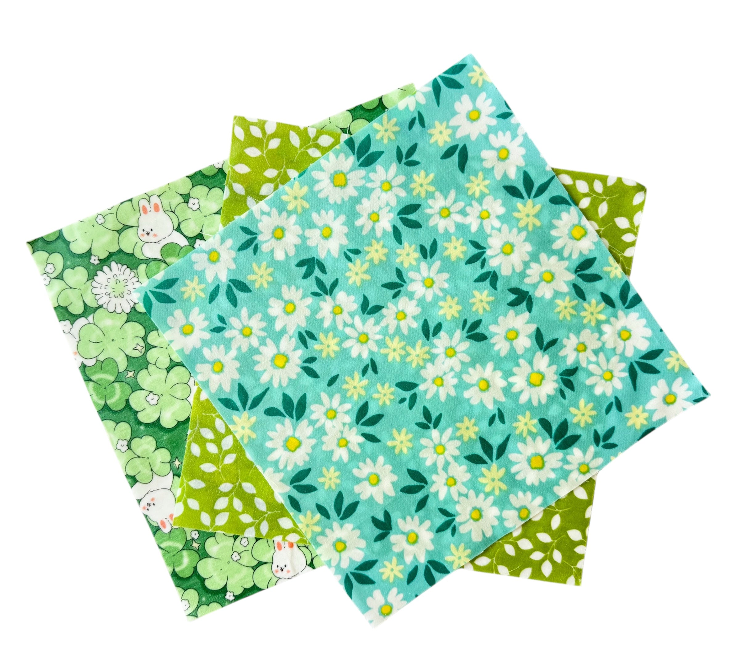 Natural Beeswax Wraps | Reusable Food Storage | Set of 3 Medium