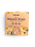 Natural Beeswax Wraps | Reusable Food Storage | Sandwich Wrap
