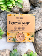 Natural Beeswax Wraps | Reusable Food Storage | Sandwich Wrap